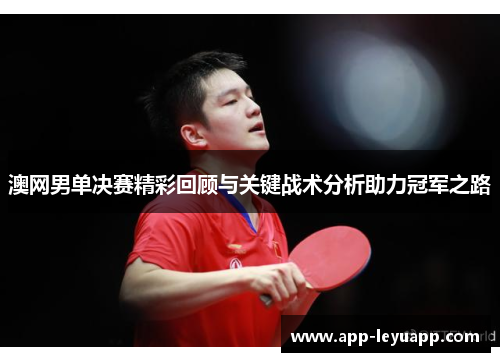 澳网男单决赛精彩回顾与关键战术分析助力冠军之路