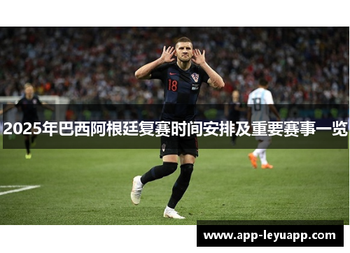2025年巴西阿根廷复赛时间安排及重要赛事一览