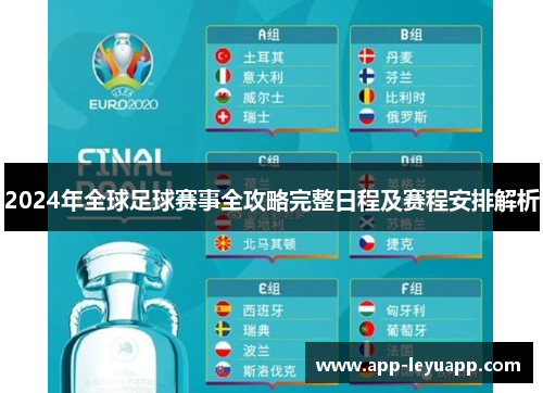 2024年全球足球赛事全攻略完整日程及赛程安排解析