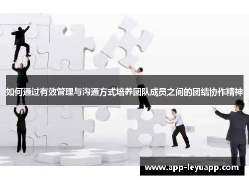 如何通过有效管理与沟通方式培养团队成员之间的团结协作精神